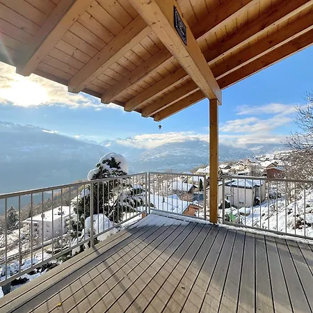 בית נופש Family Mountain Hideway In The Swiss Alps Brignon